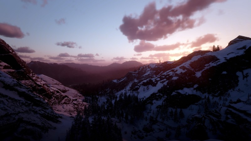 Red Dead Redemption 2, nature, snow