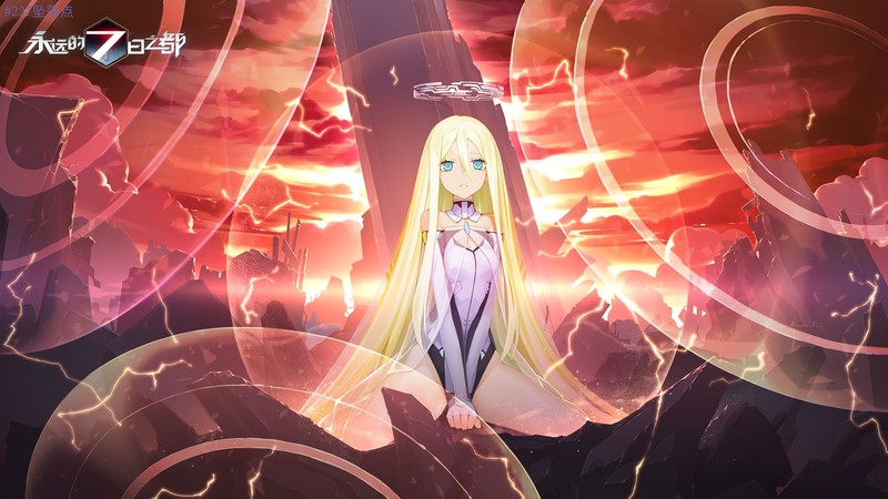Forever 7th Capital, anime, anime girls, blonde, long hair