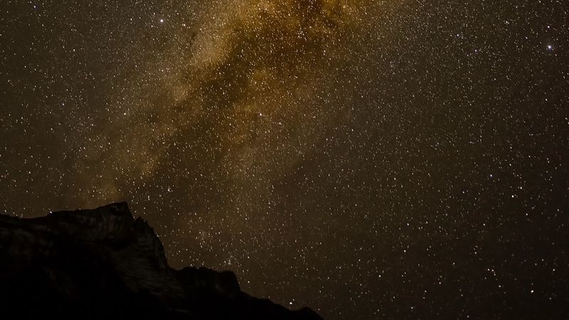 milky way, stars, starry sky, night, dark, 4k