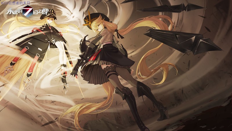 Forever 7th Capital, anime, anime girls, blonde, long hair