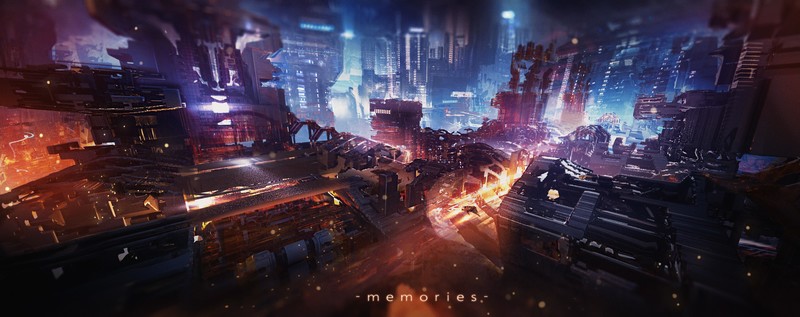 science fiction, city, futuristic, futuristic city, digital art