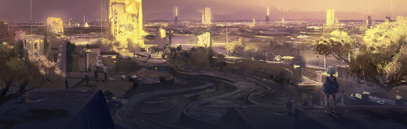 city, science fiction, cityscape, artwork, futuristic