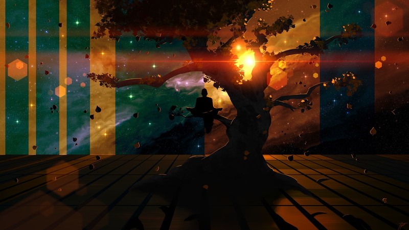 JoeyJazz, space art, meditation