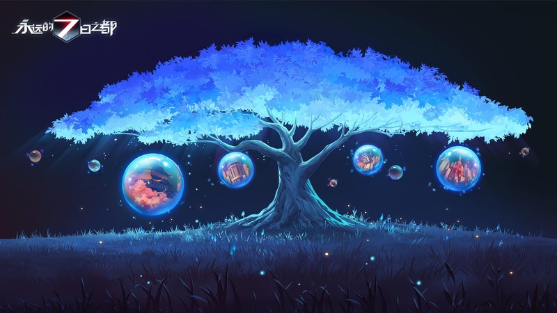 Forever 7th Capital, anime, trees