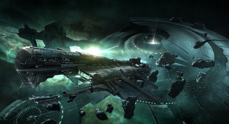 EVE Online, PC gaming, video game art, science fiction, space