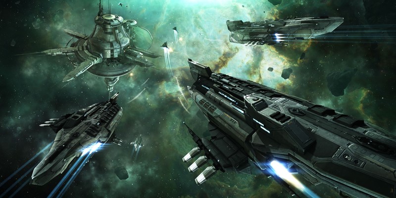 science fiction, space, PC gaming, video game art, EVE Online