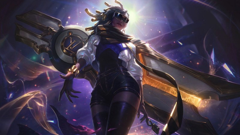 Senna (League of Legends), True Damage, kda, League of Legends, Riot Games, Louis Vuitton, The Prestige, music, ADC