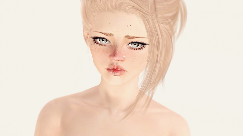 The Sims, video games, white background