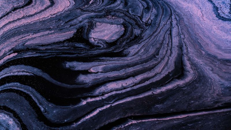paint, patterns, wavy, lines, dark, 4k
