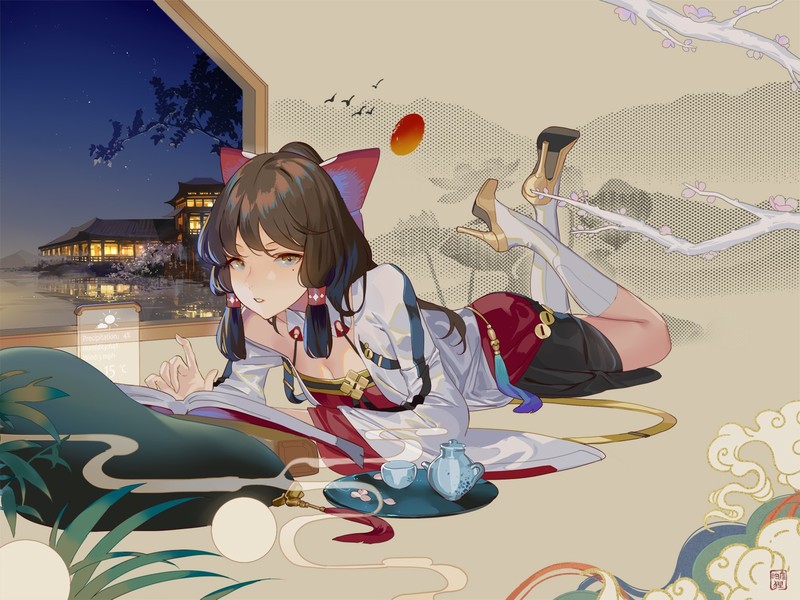 anime, anime girls, digital art, artwork, 2D