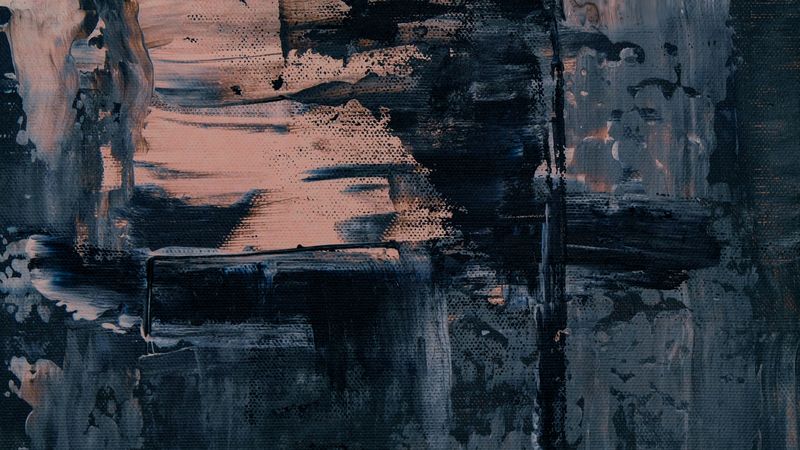 paint, canvas, relief, dark, acrylic, 4k