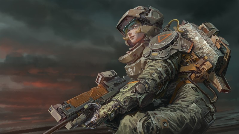 science fiction, futuristic, concept art, military, mecha fight