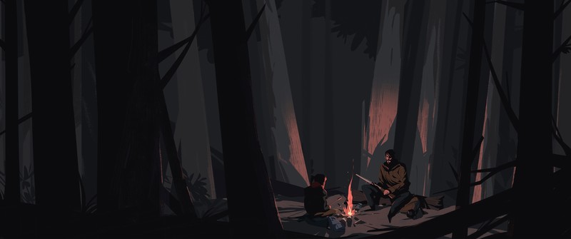 The Last of Us, video game art, Video Game Horror, artwork, video games, Joel, Ellie