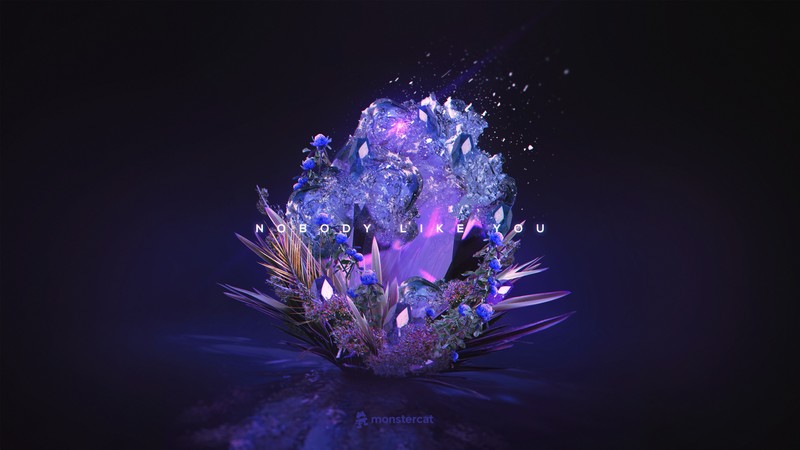 Monstercat, music, flowers, EDM, electronic, Trap Music