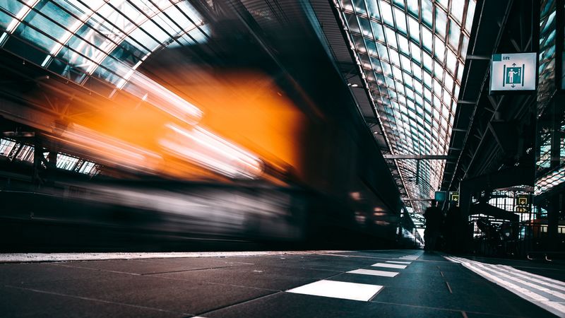 subway, underground, speed, train, 4k