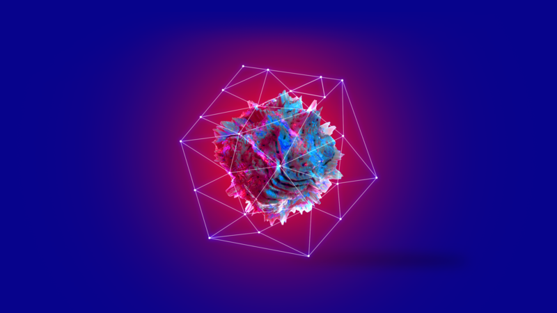 abstract, digital art, artwork, blue, geometry, mathematics