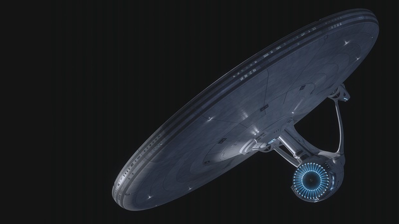 space, black background, lights, spaceship, USS Enterprise (spaceship), Star Trek, Star Trek Ships