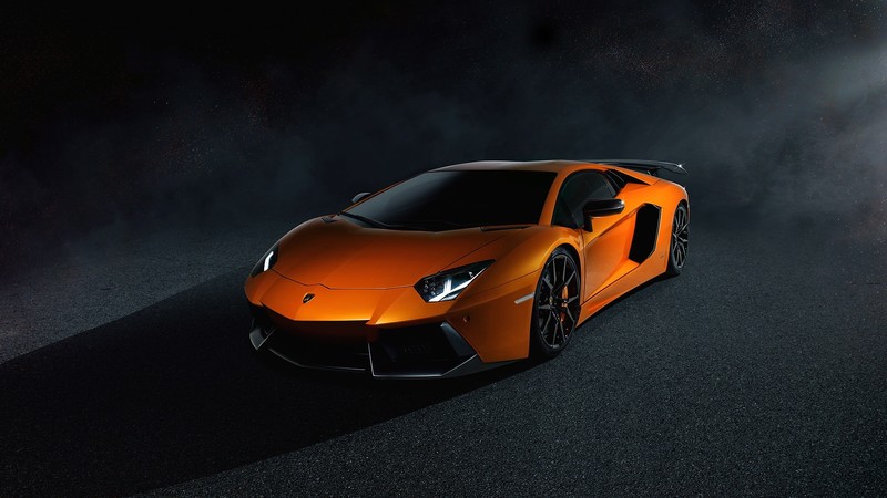 Lamborghini, orange cars, supercars, car, vehicle
