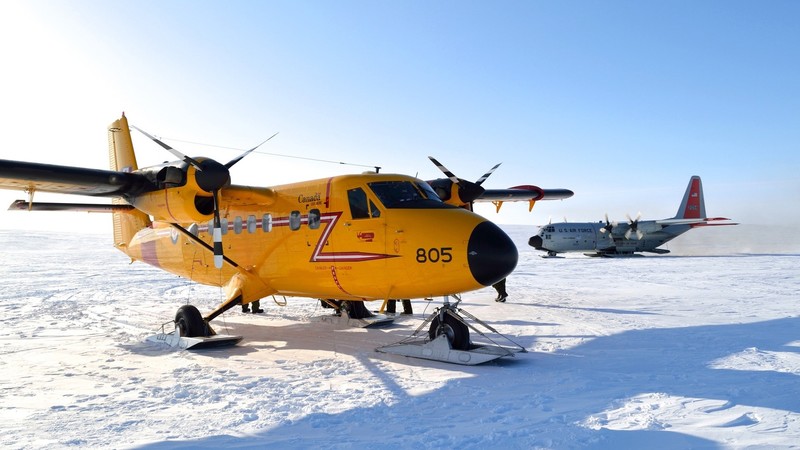 airplane, aircraft, winter, snow, nature, sunlight, daylight, sky, sky blue, clear sky, vehicle, numbers