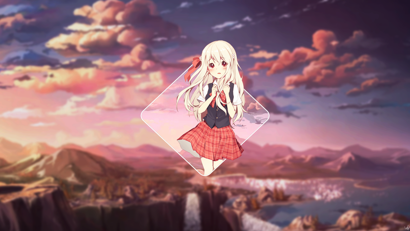 Kozakura Mary, Kagerou Project, anime, anime girls, mountains, stars