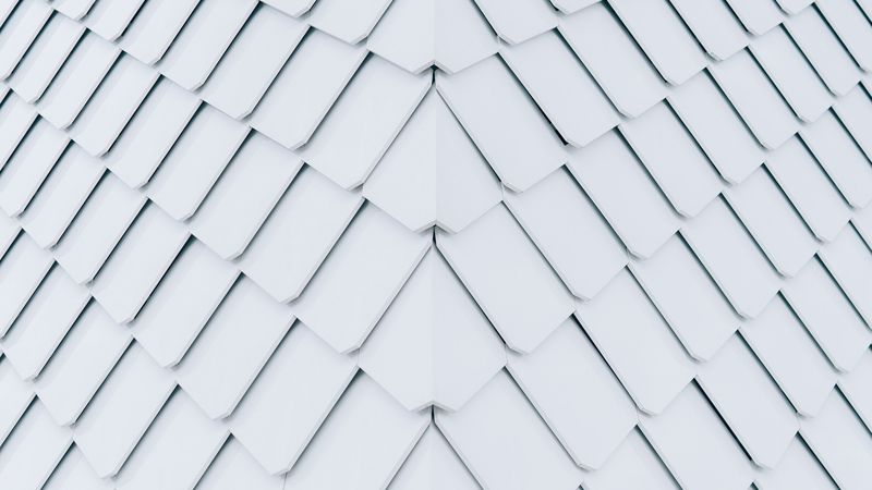 roof, roofing, shape, white, 4k