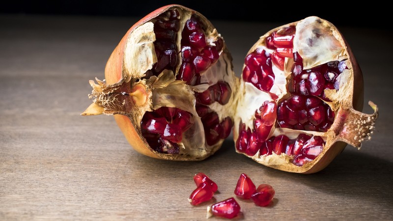 food, fruit, pomegranate, seeds