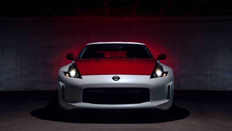 Nissan 370Z, vehicle, car, frontal view, Nissan, Nissan Fairlady Z