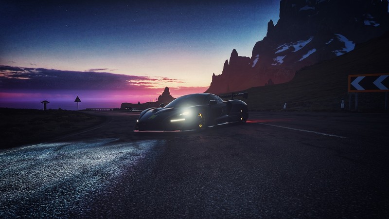 McLaren, senna, McLaren Senna, Forza Horizon 4, car, video games, brake glow