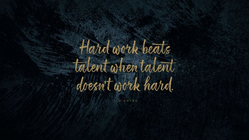 quote, phrase, motivation, work, talent, inspiration, 4k