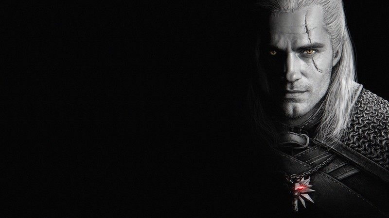 Henry Cavill, Geralt of Rivia, The Witcher, selective coloring