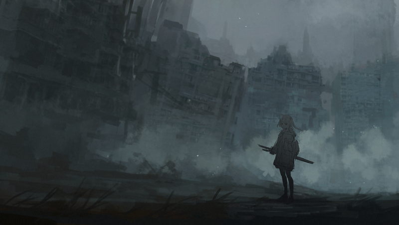 anime, anime girls, digital art, artwork, 2D, portrait, moescape