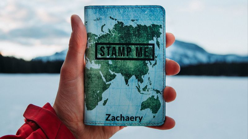 inscription, map, travel, motivation, hand, document, cover, 4k