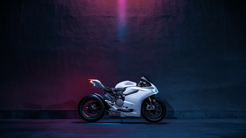 vehicle, Ducati, wall, asphalt, motorcycle, lights, Panigale 1199, Brembo, termignoni