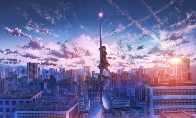 anime, 2D, landscape, artwork, moescape