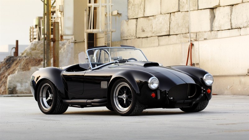 Shelby, car, black cars, vehicle, daylight, Ford, Shelby Cobra 427