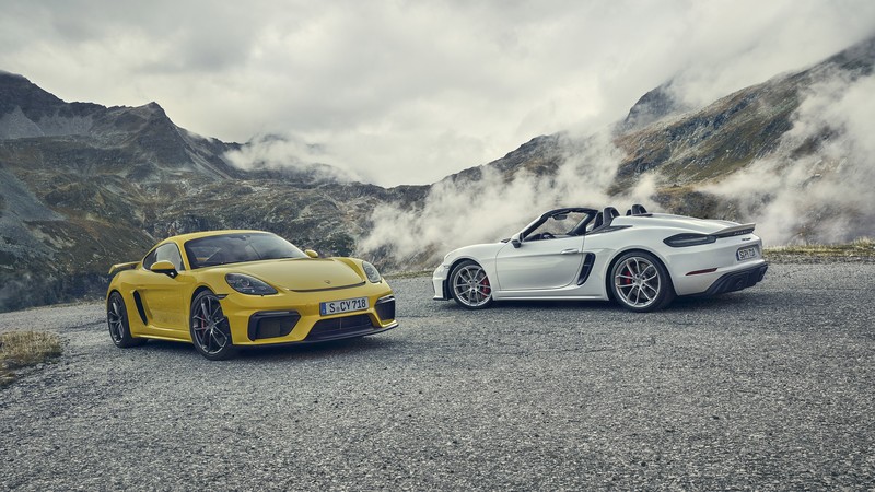 Porsche 718 Spyder, car, vehicle, Porsche Cayman, Porsche Boxster, Porsche 718