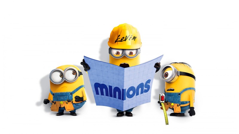 minions, white, animation