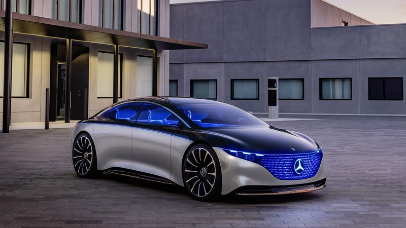 Mercedes-Benz Vision EQS, concept car, car, vehicle