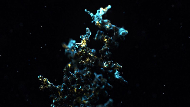 fluid, abstract, digital art, render