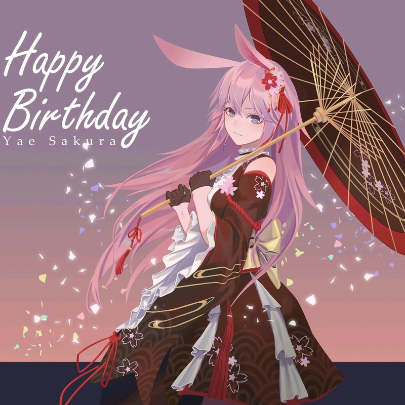 anime, anime girls, 2D, artwork, Yae Sakura, 八重樱, portrait display, digital art