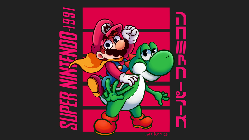 Nintendo, video game characters, Super Mario World, Super Mario, red