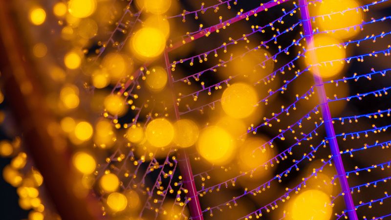 glare, bokeh, light, illumination, 4k