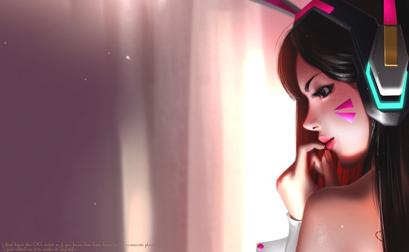 D.Va (Overwatch), Overwatch, headphones