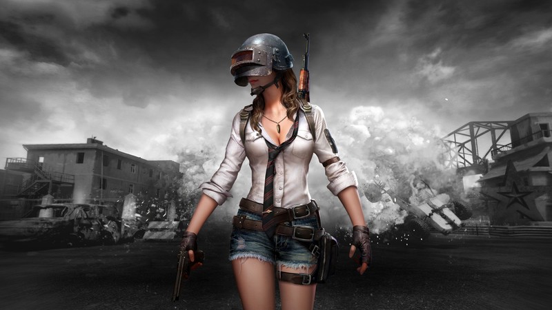 PUBG, women, explosion