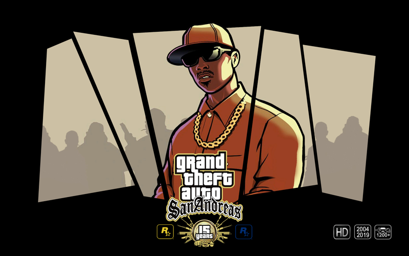 Grand Theft Auto, GTA San Andreas, Games posters, GTA anniversary, video games
