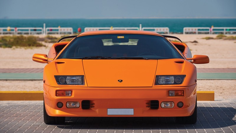 Lamborghini, Lamborghini Diablo, Super Car, italian cars, Roadster, orange, car, vehicle, orange cars