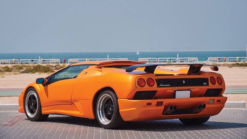 Lamborghini, Lamborghini Diablo, Super Car, italian cars, Roadster, orange, vehicle, car, orange cars