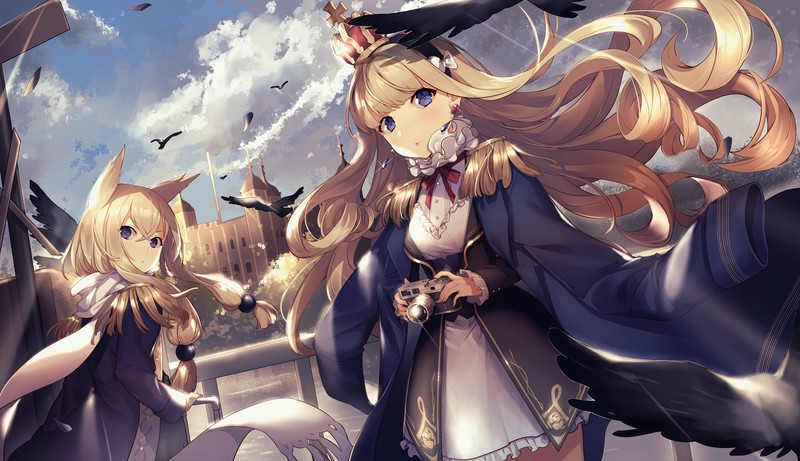 anime, anime girls, digital art, artwork, 2D, portrait, Azur Lane, Warspite (Azur Lane), Queen Elizabeth (Azur Lane)