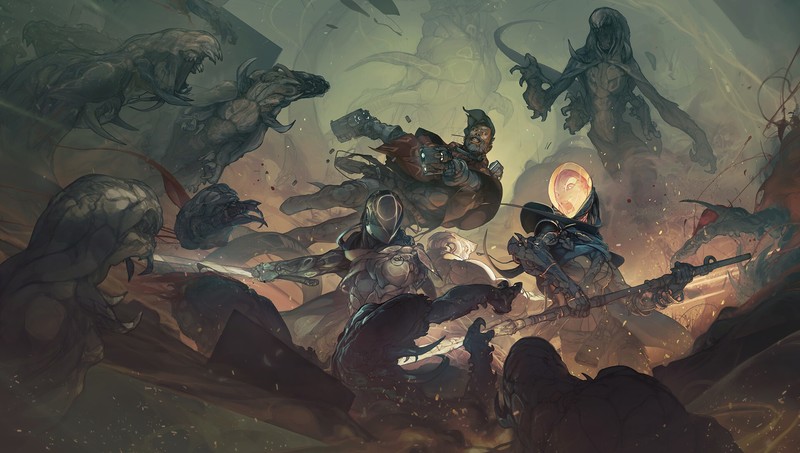 Philipp Kruse, ArtStation, artwork, battle, fantasy art