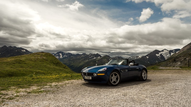 BMW Z8, Alps, mountains, car, BMW